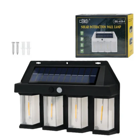 Lampara solar de pared